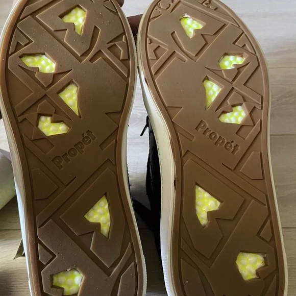 Propet Kenton Men's Running Leather Shoes Sneakers Size USA 10 M(D) Black Color - Picture 5 of 7